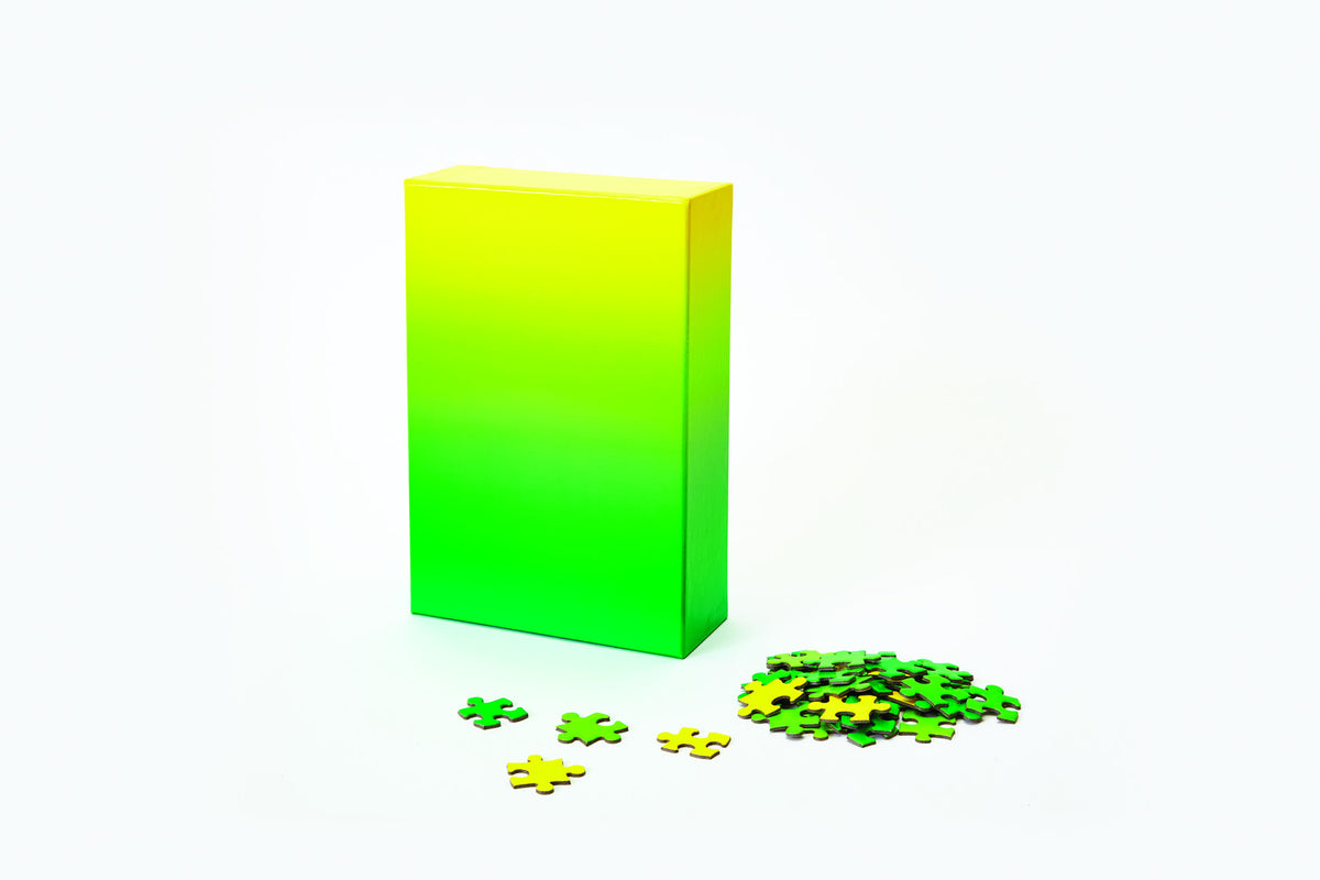 Areaware Gradient Puzzle Green/Yellow