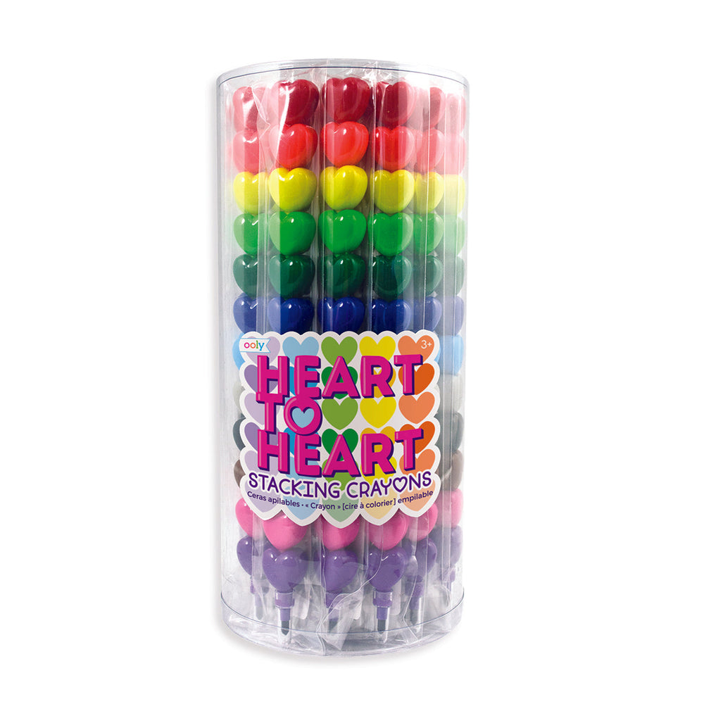 Ooly Heart to Heart Stacking Crayons
