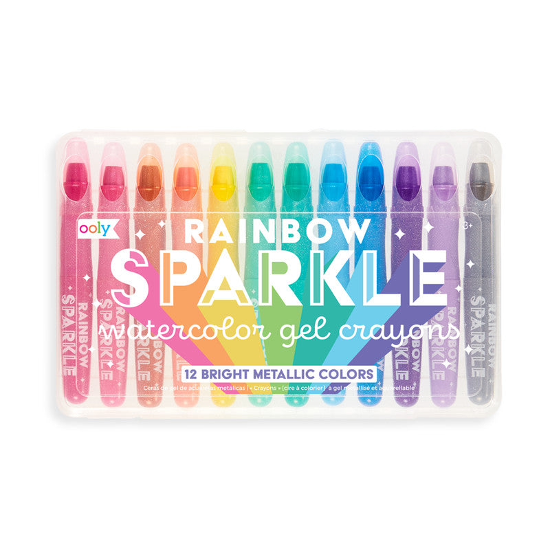 Ooly Rainbow Sparkle Watercolor Gel Crayons