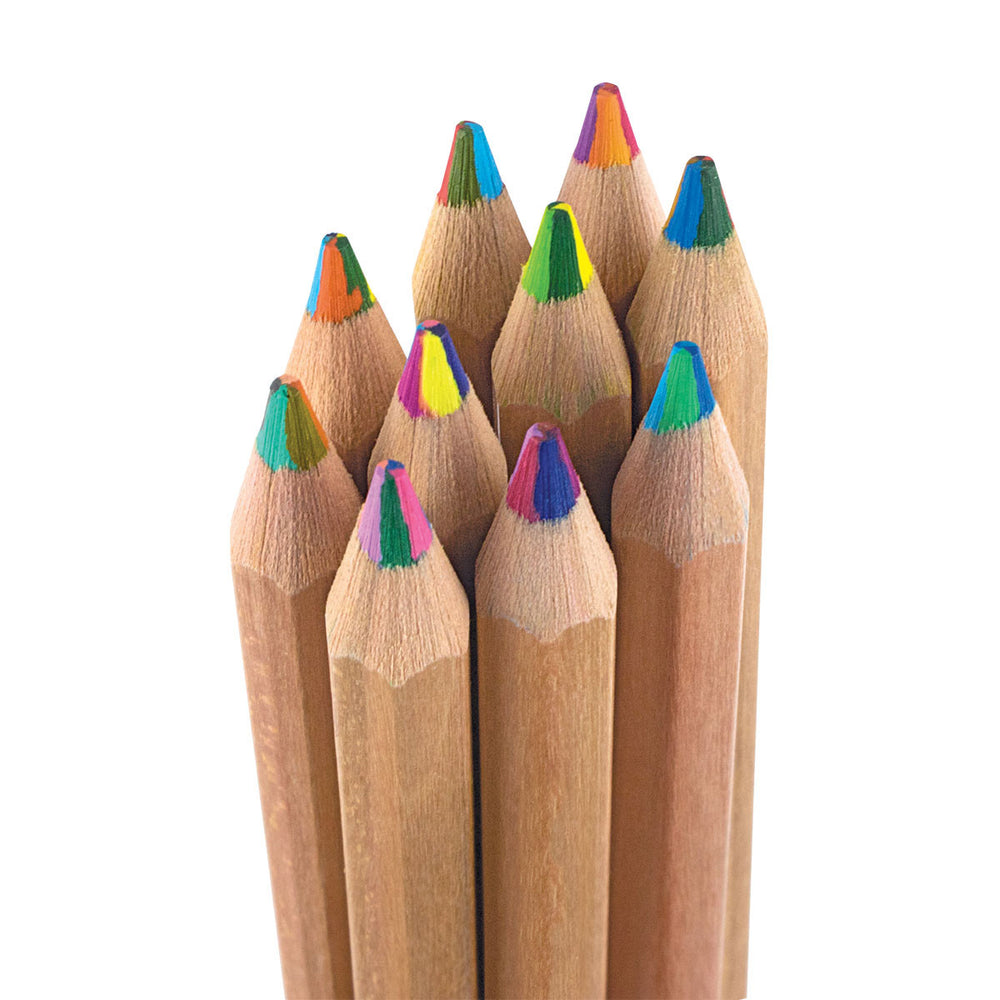 Ooly Kaleidoscope Multi-Colored Pencils - Set of 10
