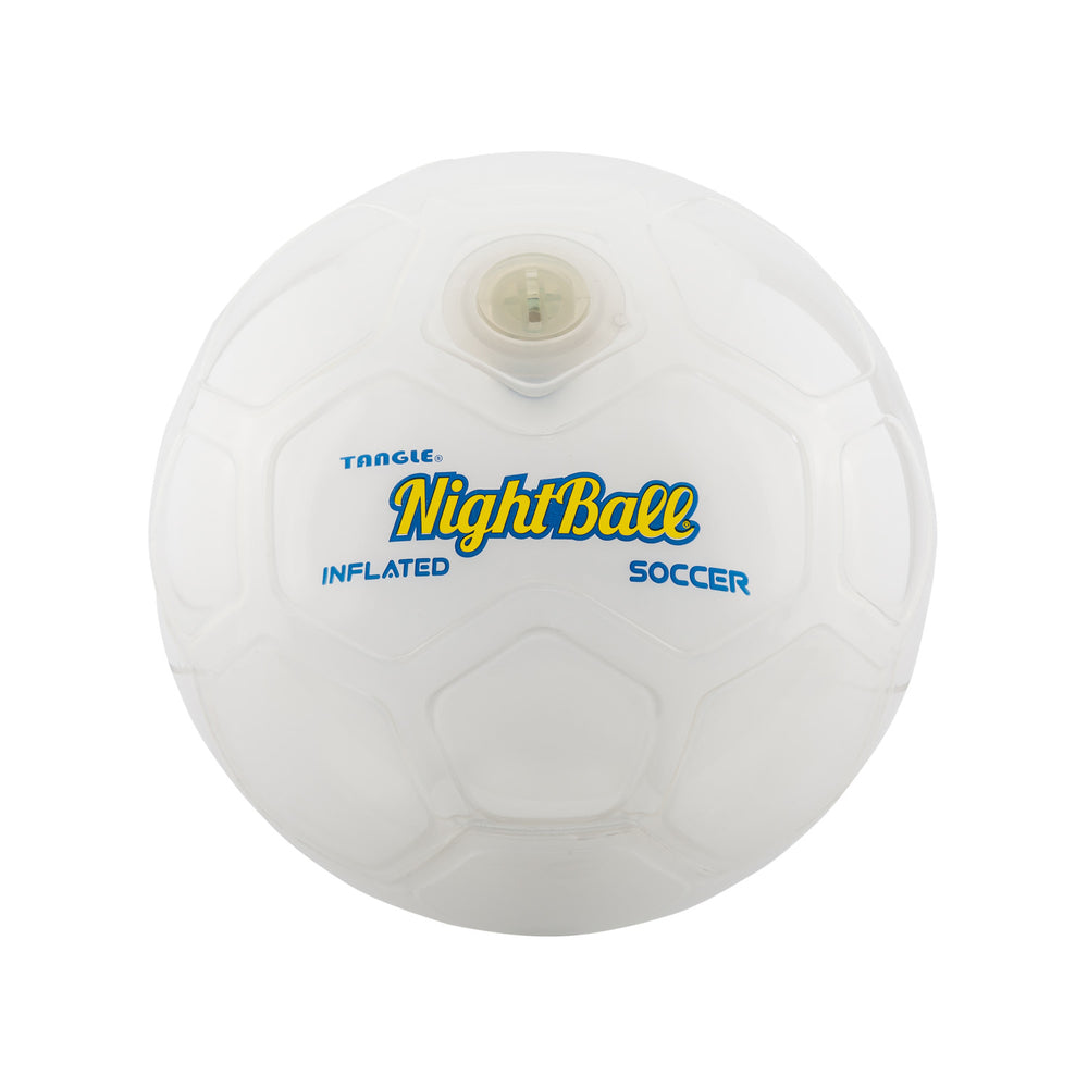 Light Up Inflatable Soccer Ball - White