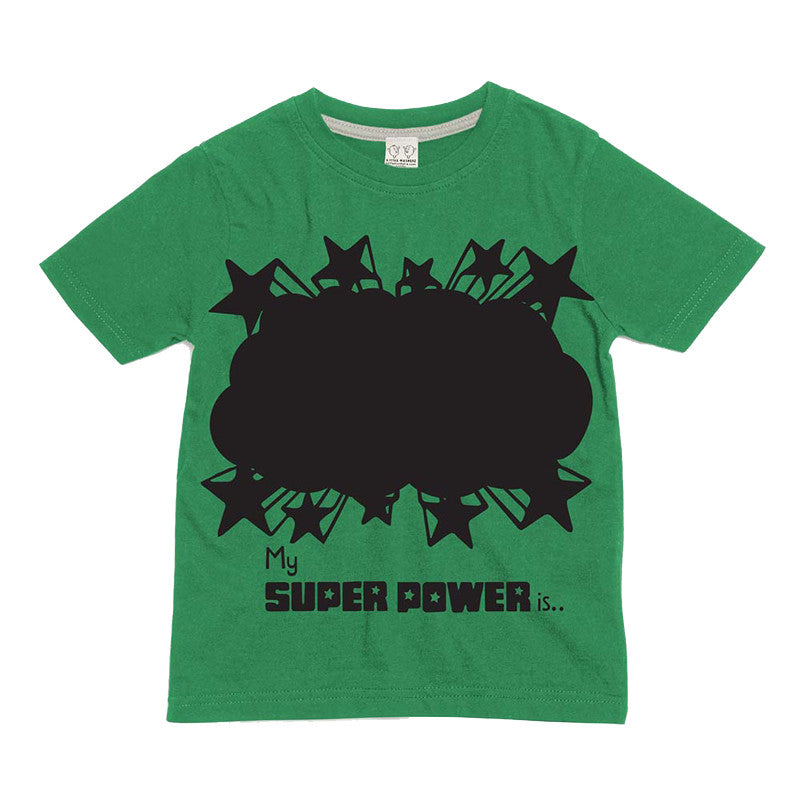 Little Mashers Chalkboard Super Power T-Shirt