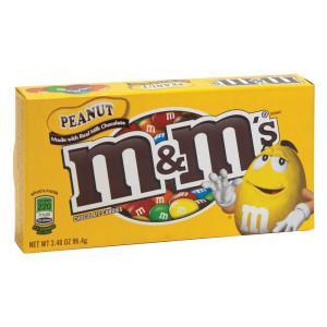 M&M's Peanut 3.1 Oz Theater Box