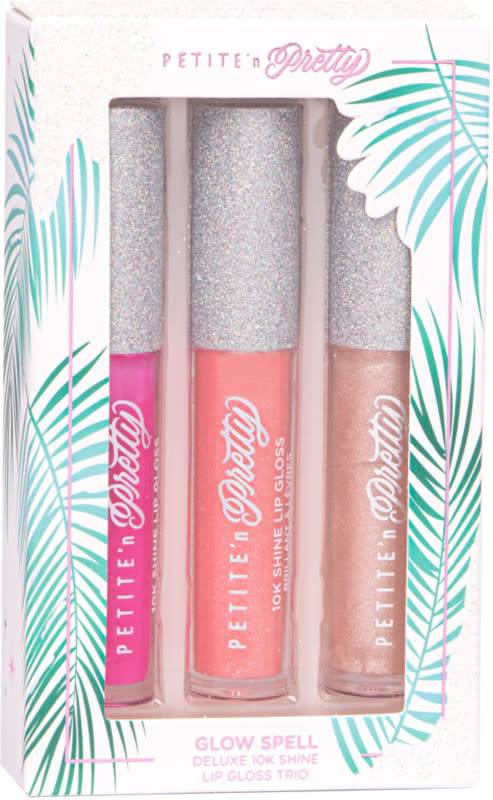 Petite n' Pretty Glow Spell Deluxe 10K Shine Lip Gloss Trio