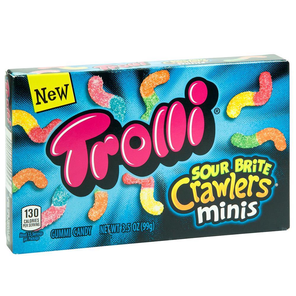 Trolli Mini Sour Brite Crawlers 3.5 Oz Thter Box