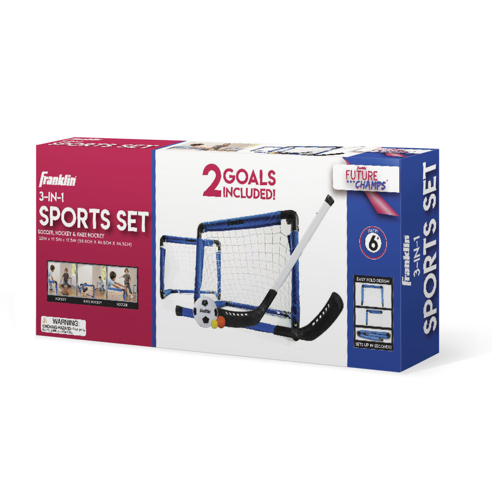 Franklin Sports 3-In-1 Indoor Sports Set