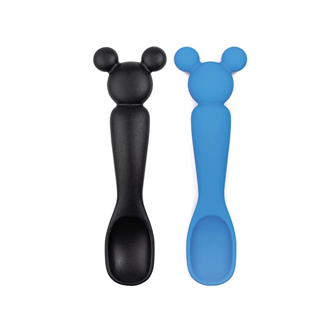 Disney Silicone Dipping Spoons 2 Pack Black Blue