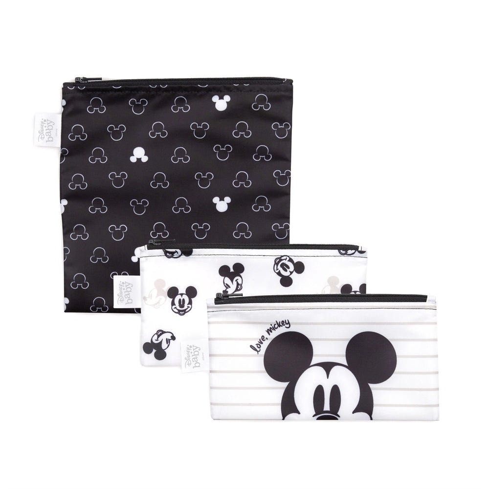 Disney Mickey Love Reusable Snack Bag 3-Pack