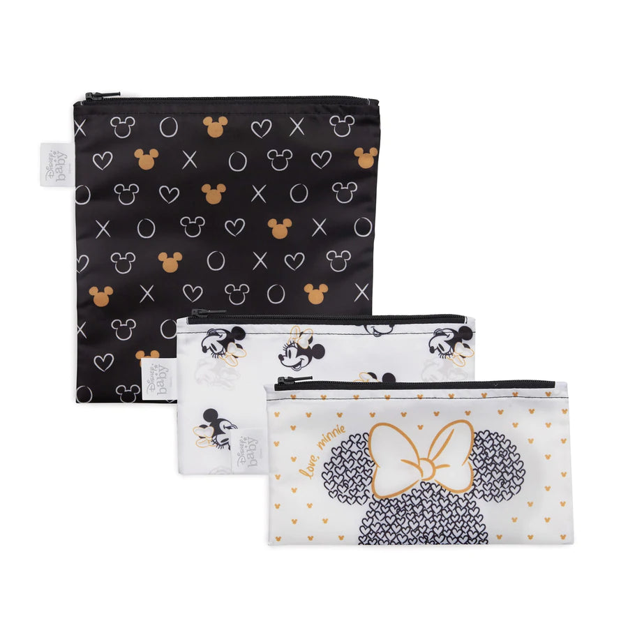 Disney Love Minnie Reusable Snack Bag 3-Pack