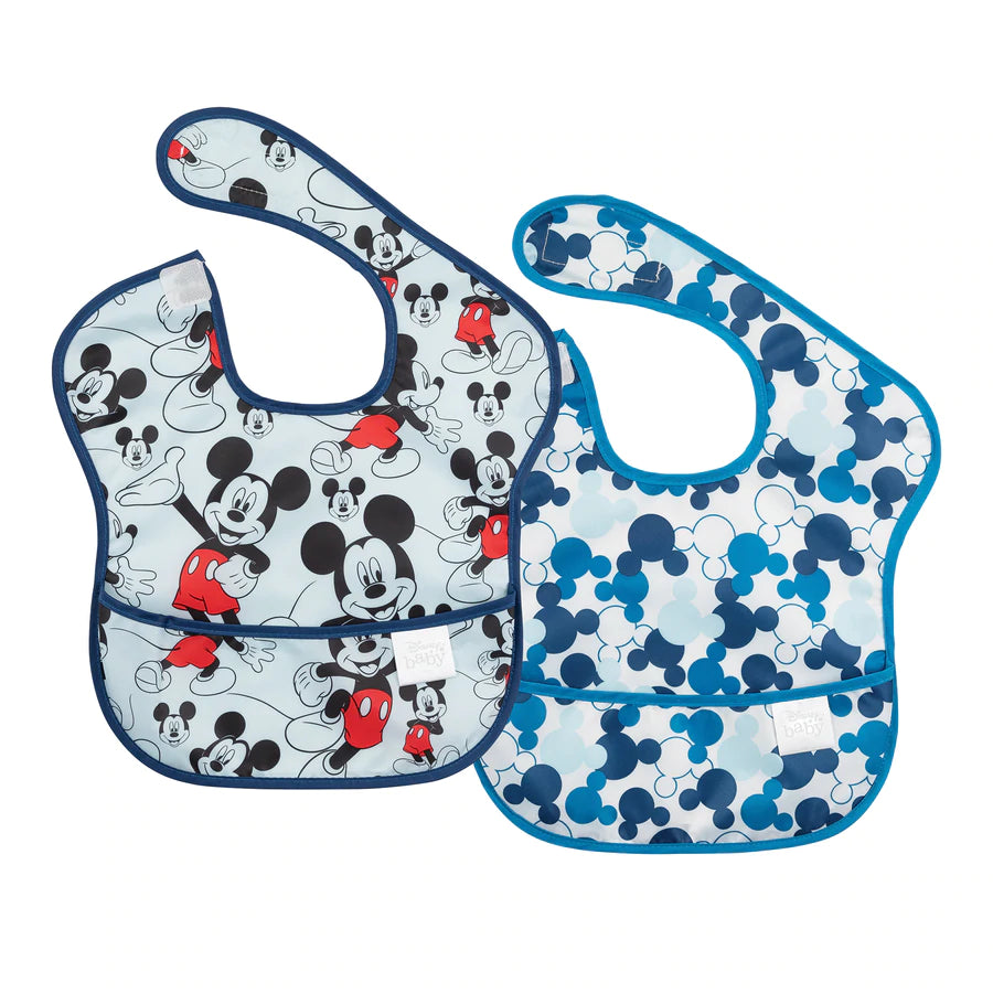 Disney Mickey Mouse SuperBib 2-Pack Classic