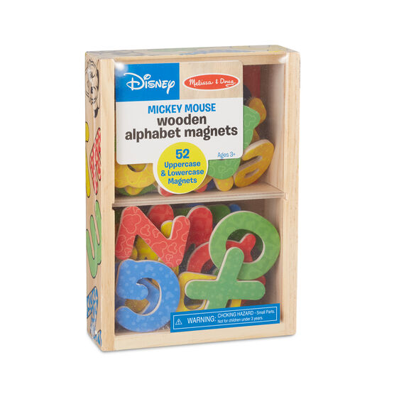 Mickey & Friends Wooden Alphabet Magnets