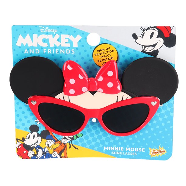 Lil' Characters Red Minnie Glasses Sun-Staches