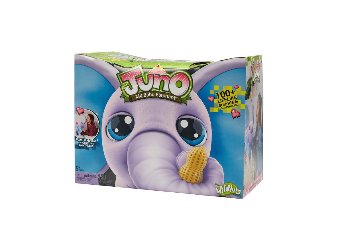 Wildluvs Juno Interactive Baby Elephant