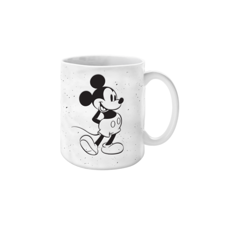 15oz Mickey Wax Resist Pottery Ceramic Mug