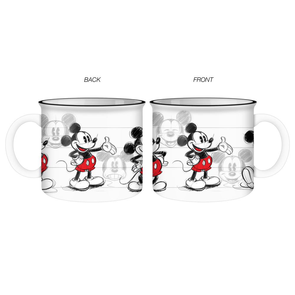 Mickey Mouse Ceramic 12 oz. Mug with Cover