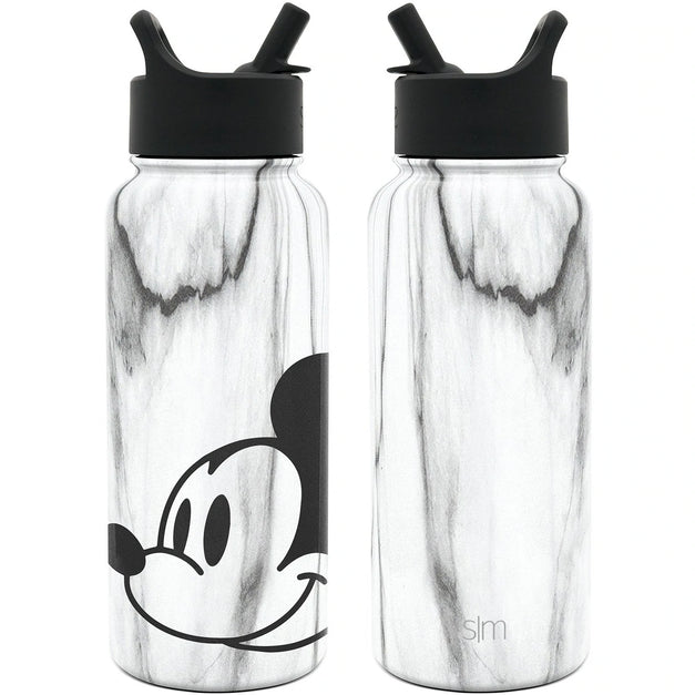 New Disney Simple Modern White 32oz. Summit Water Bottle with