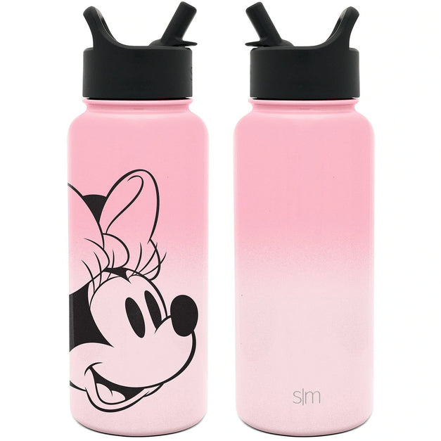 Simple Modern Summit 32oz Stainless Steel Water Bottle with Straw Lid Minnie Mouse Blue