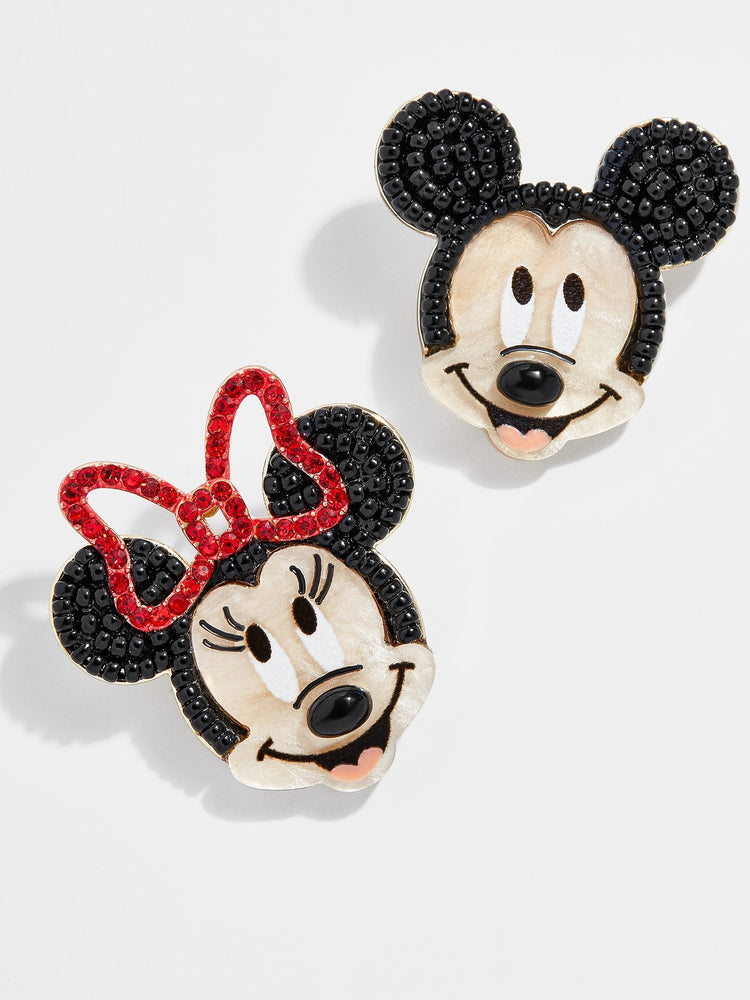 Mickey Mouse And Minnie Mouse Disney Earrings