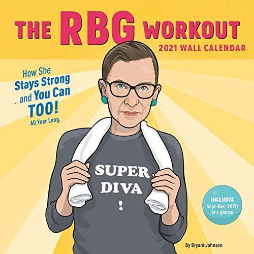 RBG Workout 2021 Wall Calendar