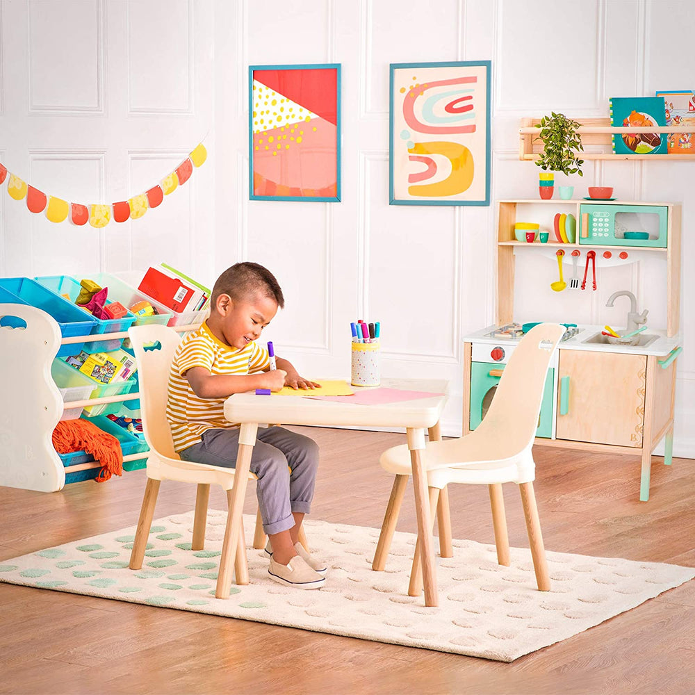 B. Toys Ivory Table and Chair Set