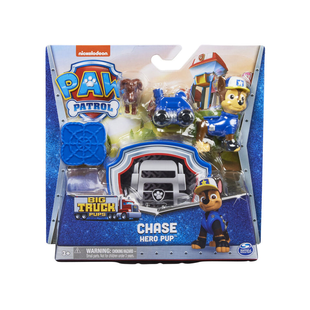 i aften Swipe permeabilitet PAW Patrol Big Truck Pups Chase Action Figure with Clip on Rescue Drone,  Command Center Pod and Animal Friend Kids Toys | CAMP