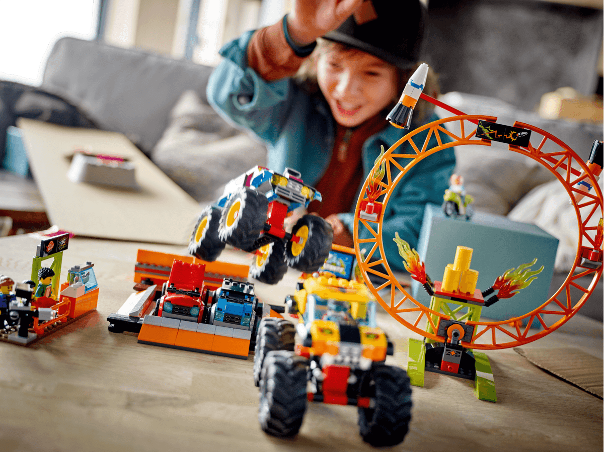 LEGO City: Stuntz Stunt Show Arena & Monster Truck Toys (60295)