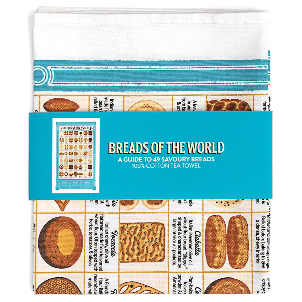 Breads of the World Tea Towel