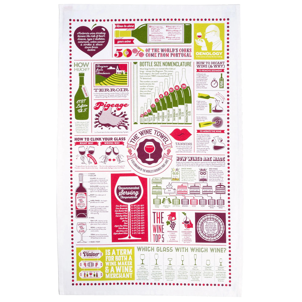 The Wine Tea Towel