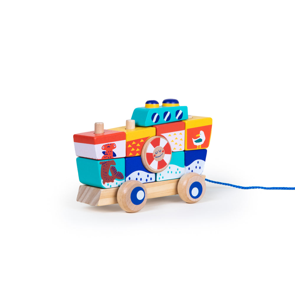 CAMP Stacking Pull Toy - Boat