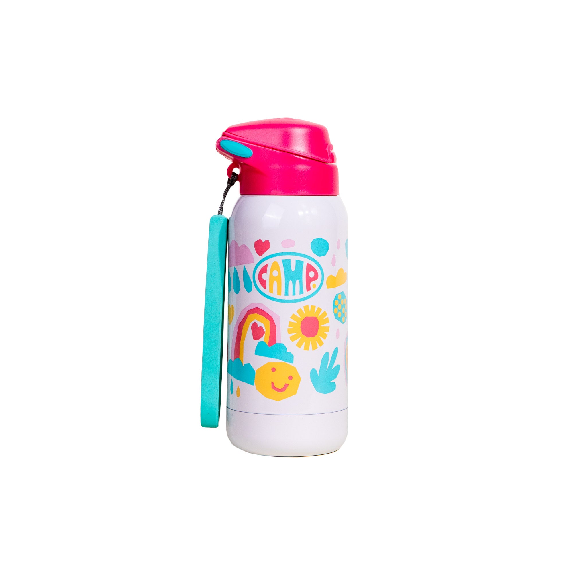 Super Flip Kids Water Bottle Rainbows 2 Pack, Kids Water Bottle