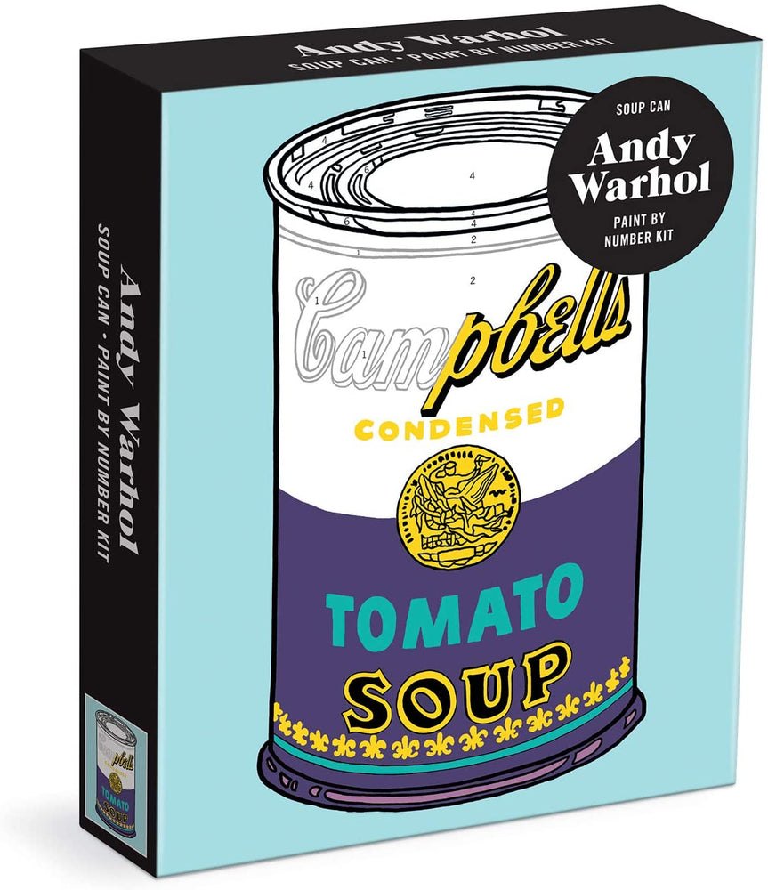 Andy Warhol Soup Can Paint By Number Kit