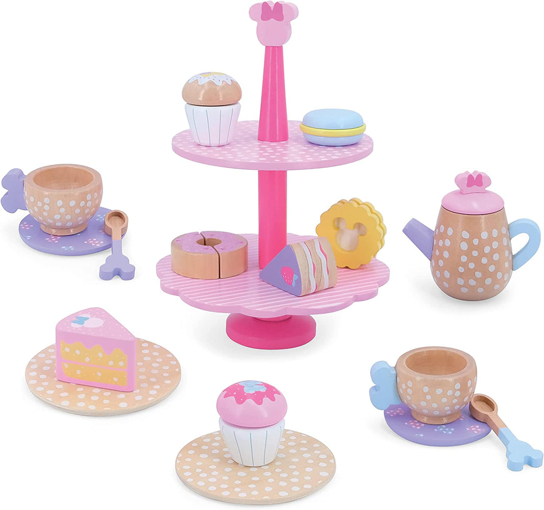 Disney Wood Minnie Tea Set