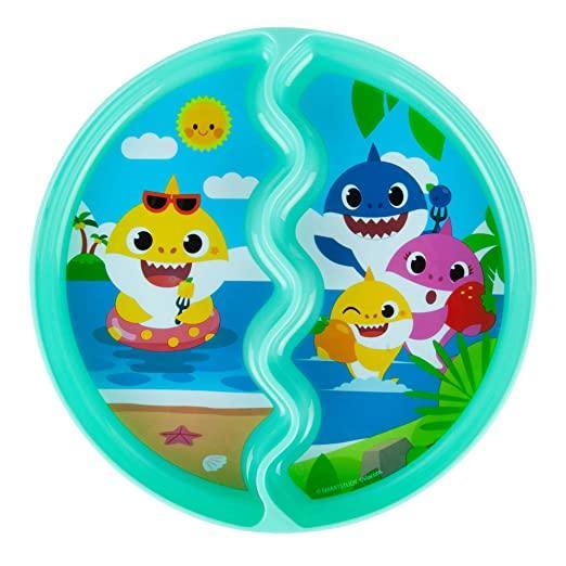 Pink Fong Baby Shark Suction Plate - Kids Plates