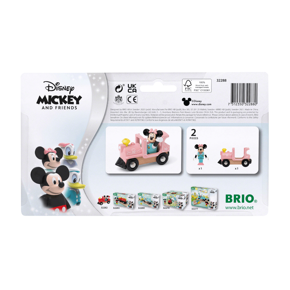 BRIO - 32282 - Mickey Mouse & Locomotive, Disney…