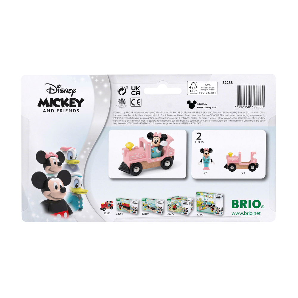 BRIO Minnie Mouse & Engine