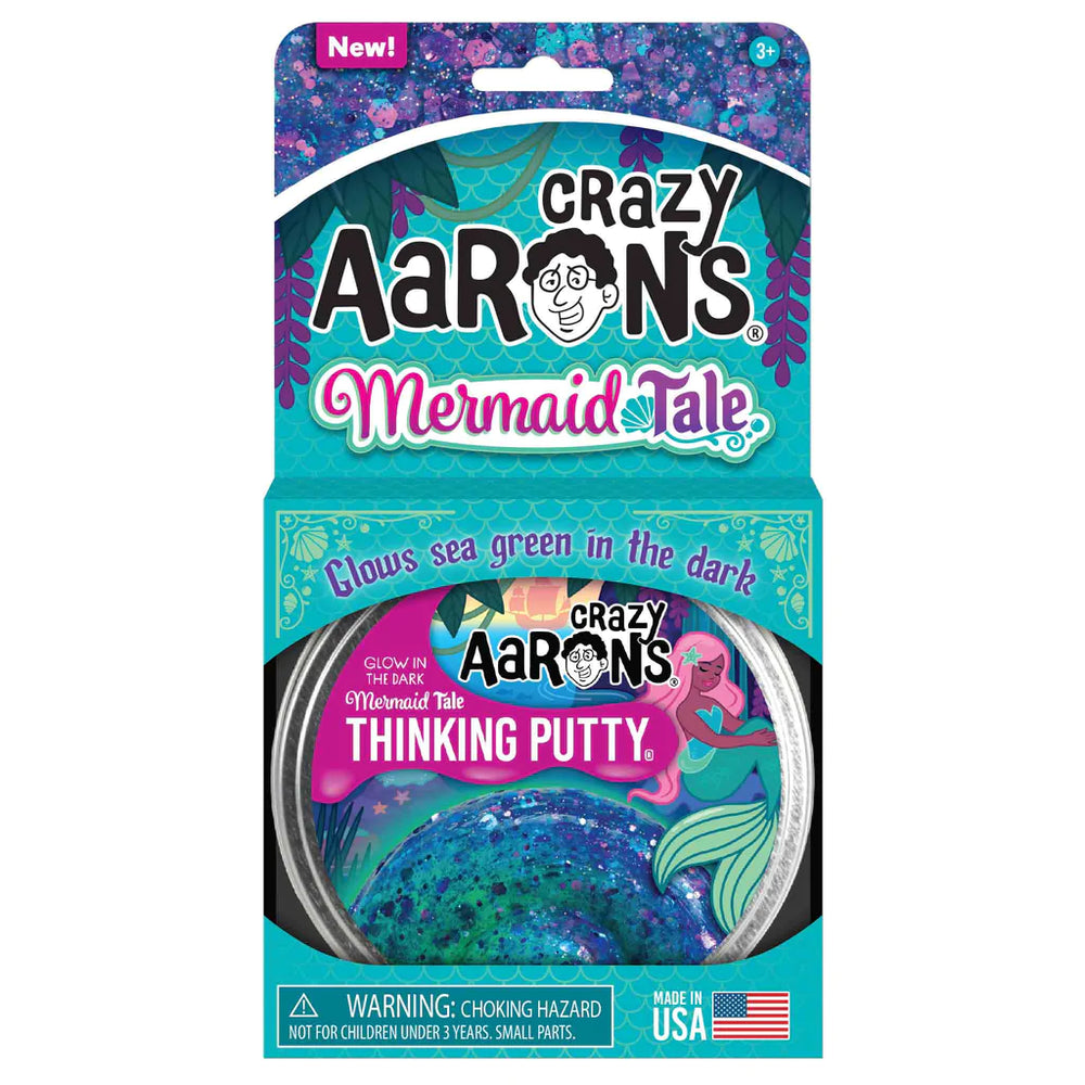 Crazy Aaron's Glowbrights Mermaid Tale Putty