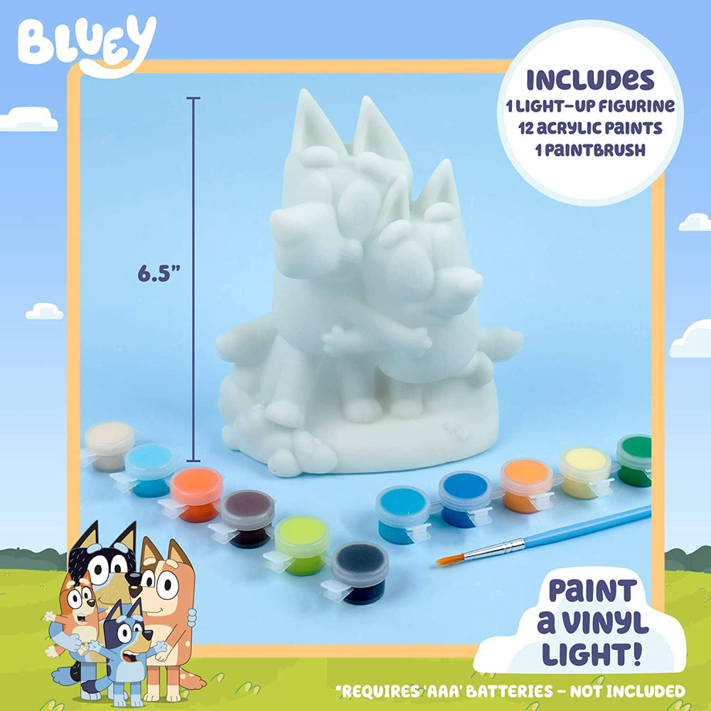 Bluey Paint-Your-Own Light-Up Figurine