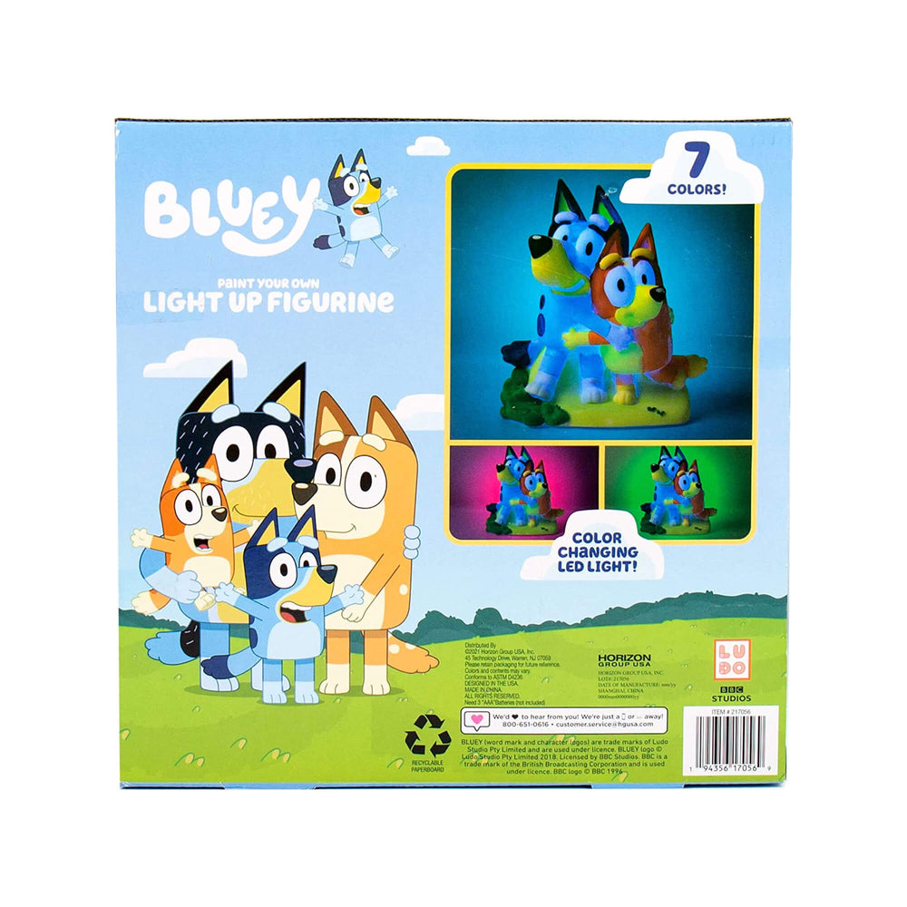 Bluey Paint-Your-Own Light-Up Figurine