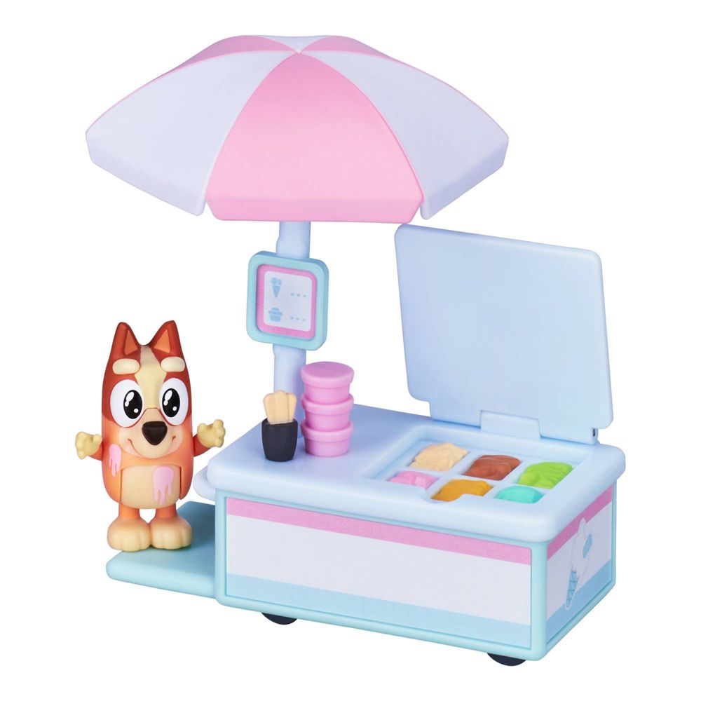 Bluey Vehicle & Figure Ice Cream Cart