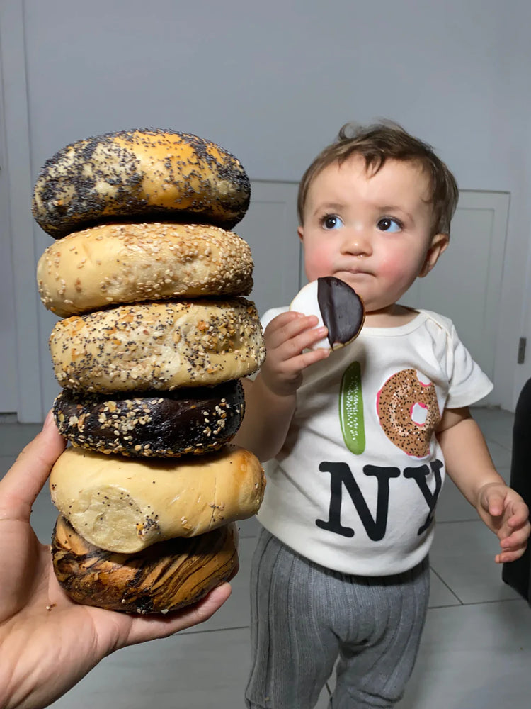 Piccoliny Pickle Bagel Onesie