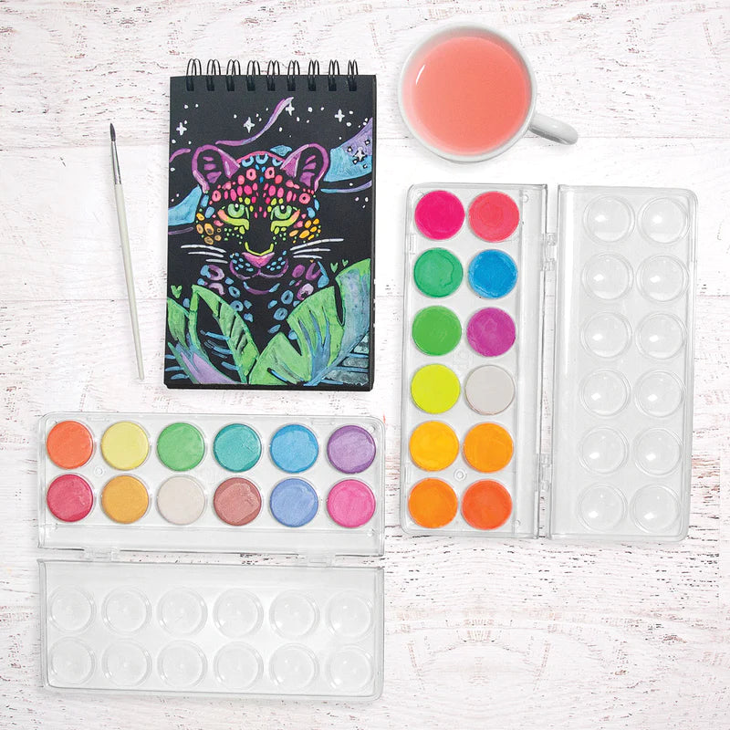 Ooly Chroma Blends Neon Watercolor Set