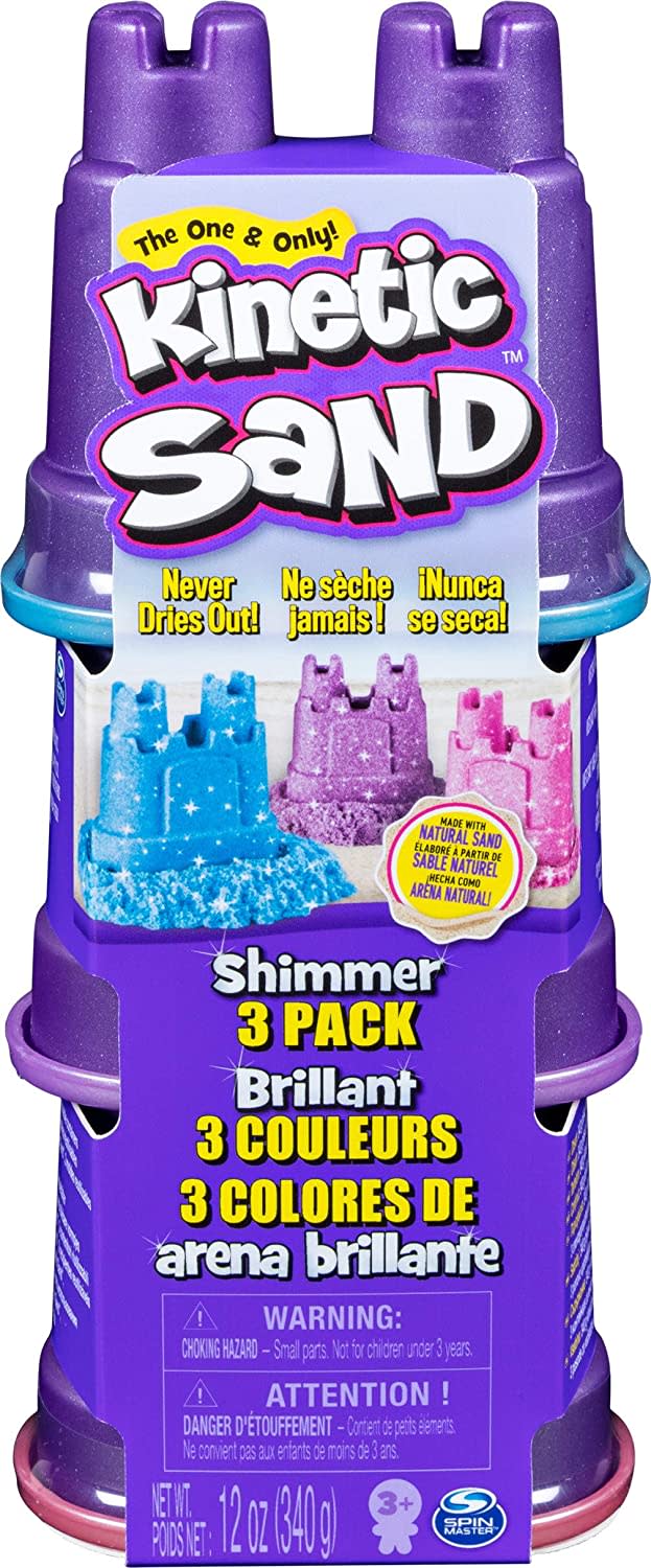  Kinetic Sand, 12-Pack Castle Containers (