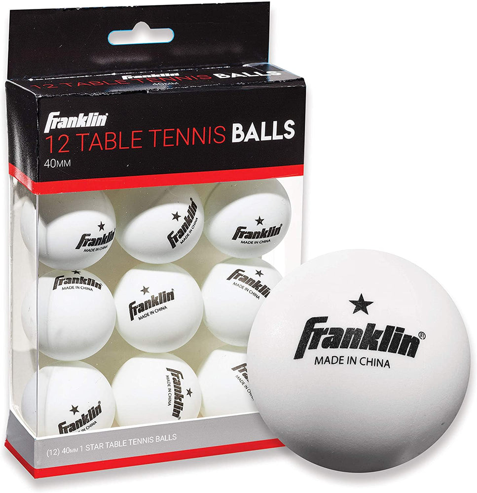 Franklin Sports Table Tennis Balls (12-Piece)