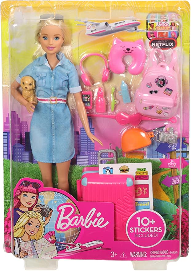 Barbie® Travel Doll & Puppy Playset