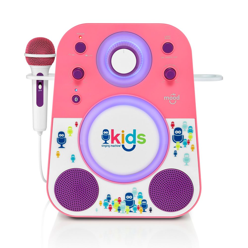 Singing Machine Kids Mood Karaoke System : Pink/Purple