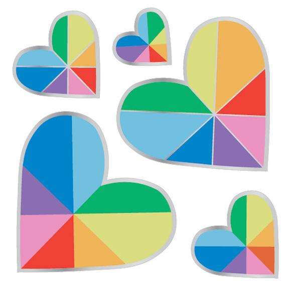 Pipsticks I Heart Rainbows Sticker