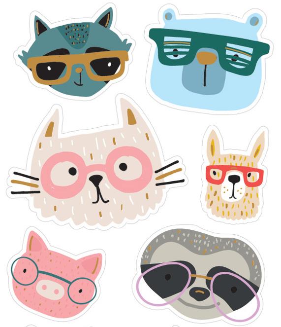 Pipsticks Spec-tacular Animals Sticker