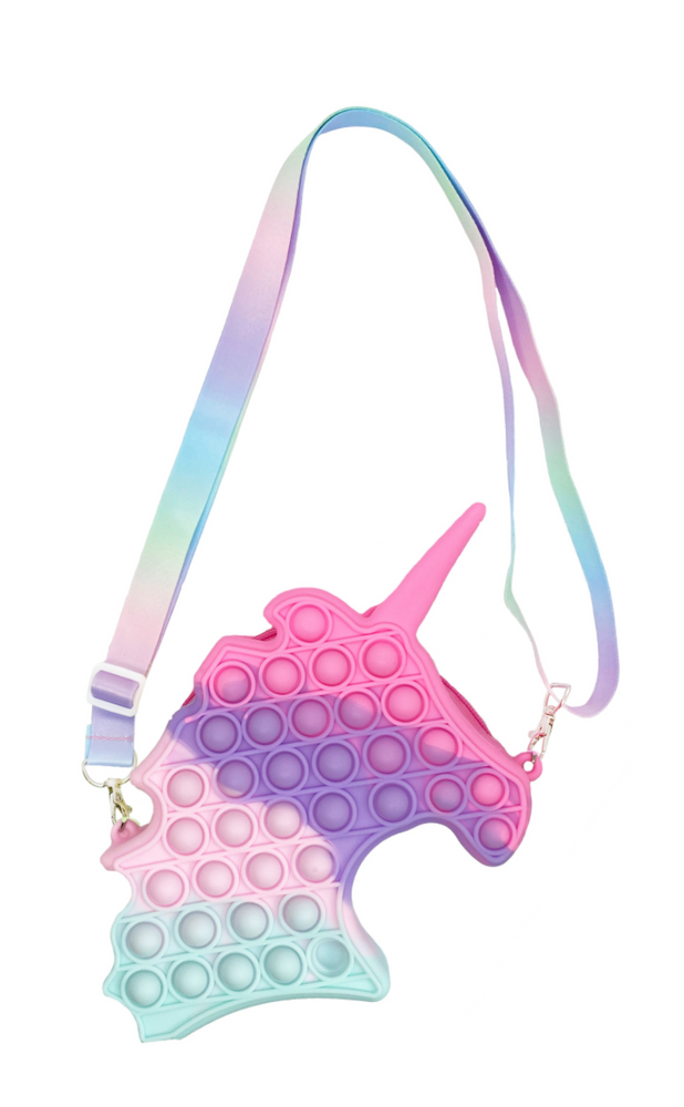 Smily kiddos joy lunch bag-Unicorn Blue