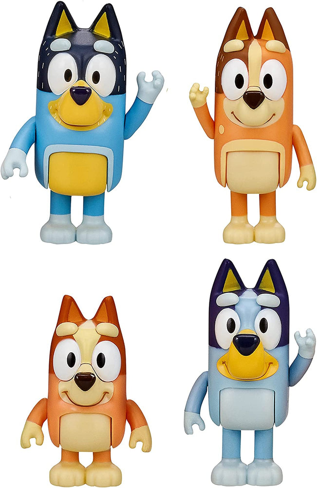 Bluey Family 4 Pack Figures