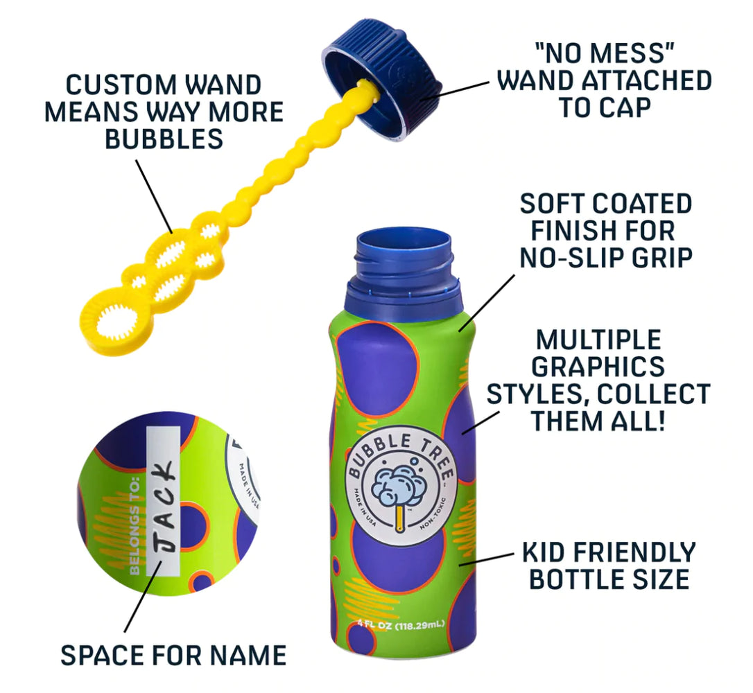 Bubble Tree 6-Pack Sustainable Refillable Bottles